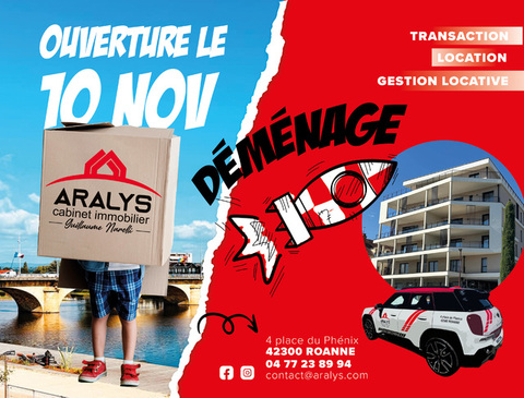 ARALYS DÉMÉNAGE !